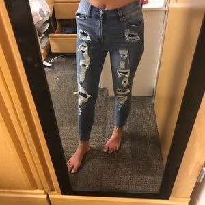 pacsun ripped skinny jeans